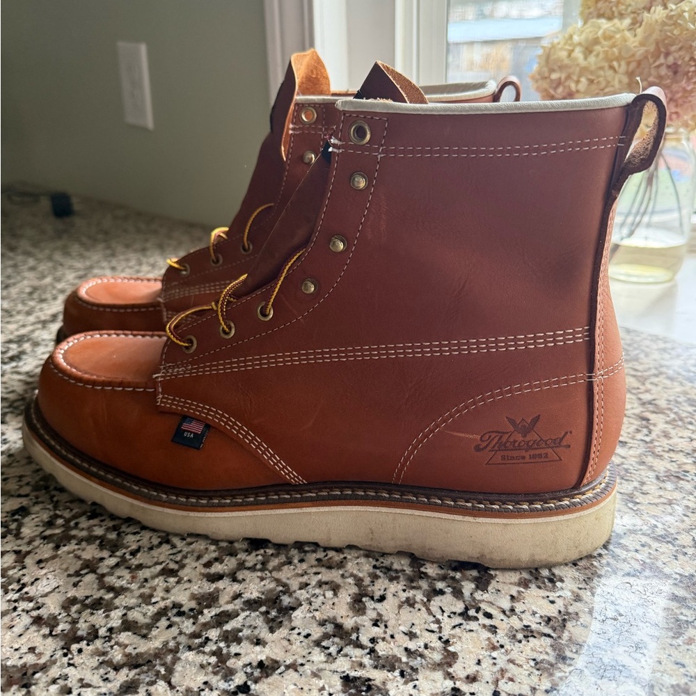 Classic Thorogood Brown Leather Boots